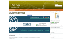Desktop Screenshot of kenus.es